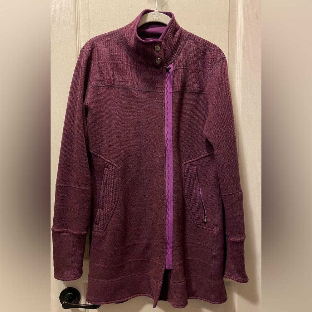 Title Nine Women’s Medium zip tunic sweater jacket